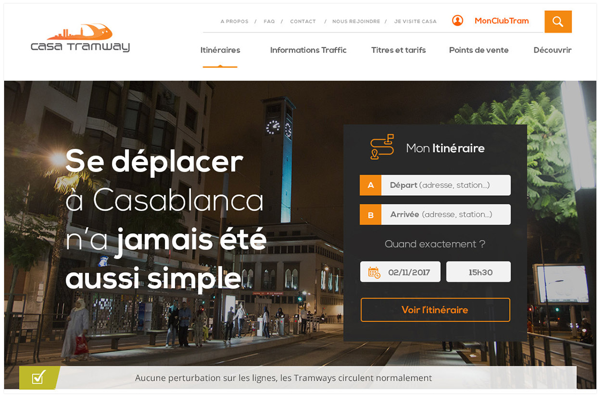 conception site web casablanca