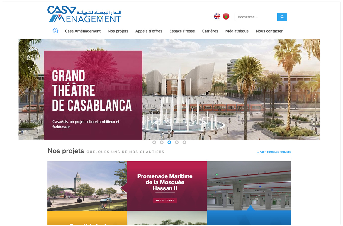 conception site web casablanca