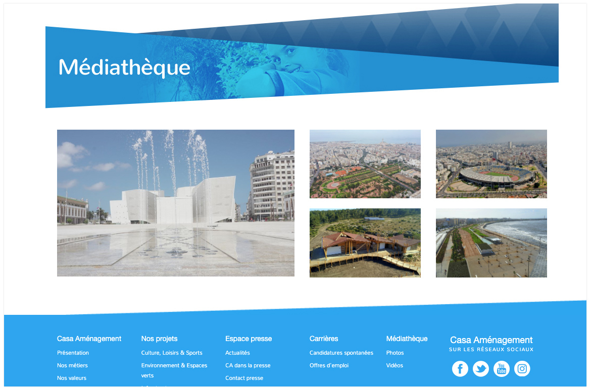 conception site web casablanca