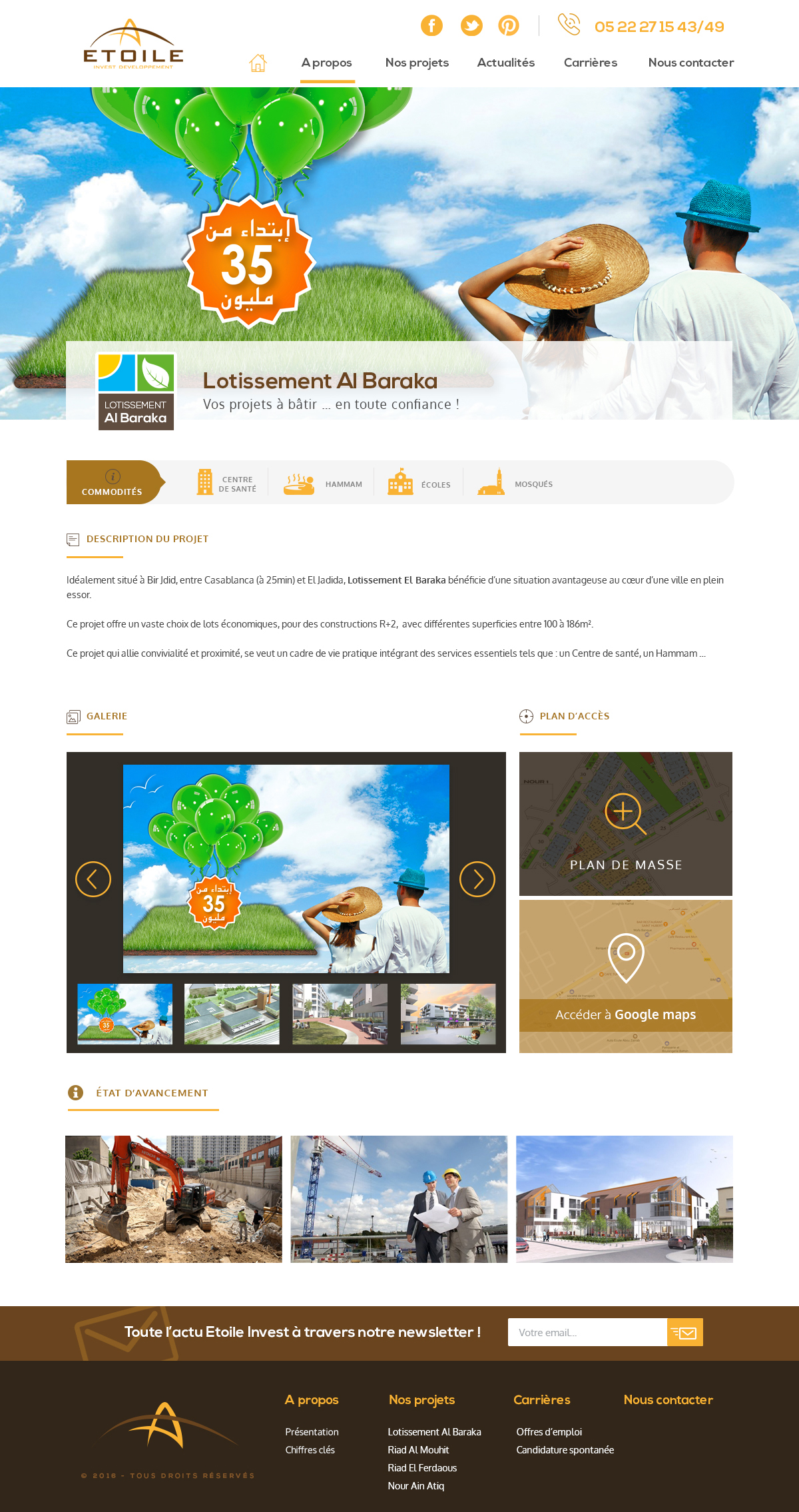 etoile invest - details projet